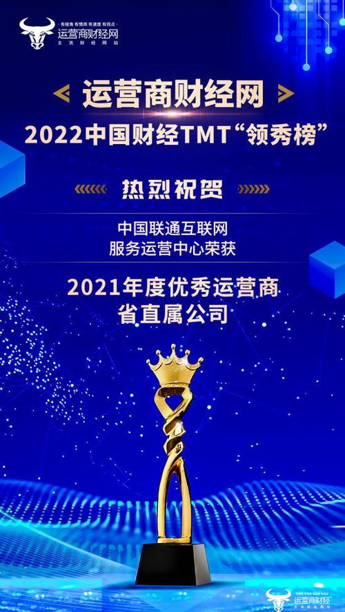 2021年度优秀运营商地市公司获奖名单揭晓 中国联通互联网服务运营中心引领工业互联网数据服务新标杆